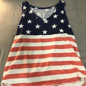 American Flag S Tank Top